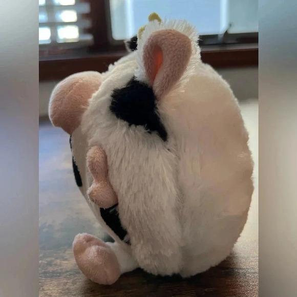 KELLYTOY | Puffy Cow plush toy. - Picture 3 of 11